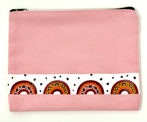 Rainbow Cheetah Small Pouch